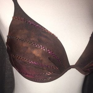 ❤️Fashionable swim 🏊‍♀️ top aqua couture size med